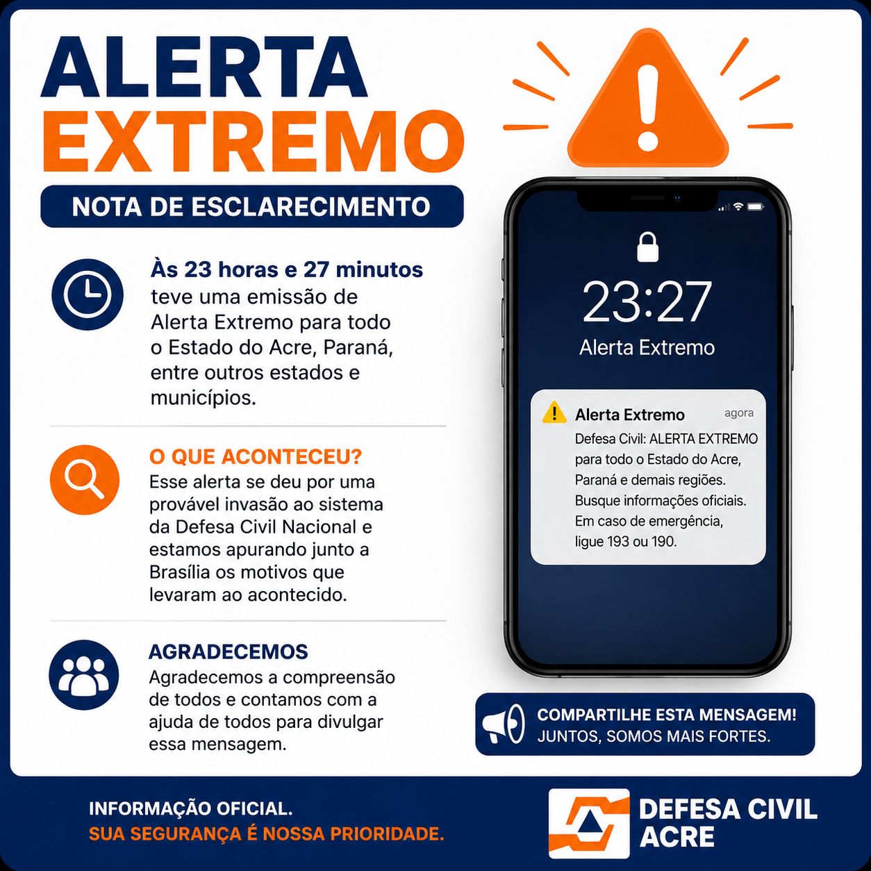 Nota de esclarecimento